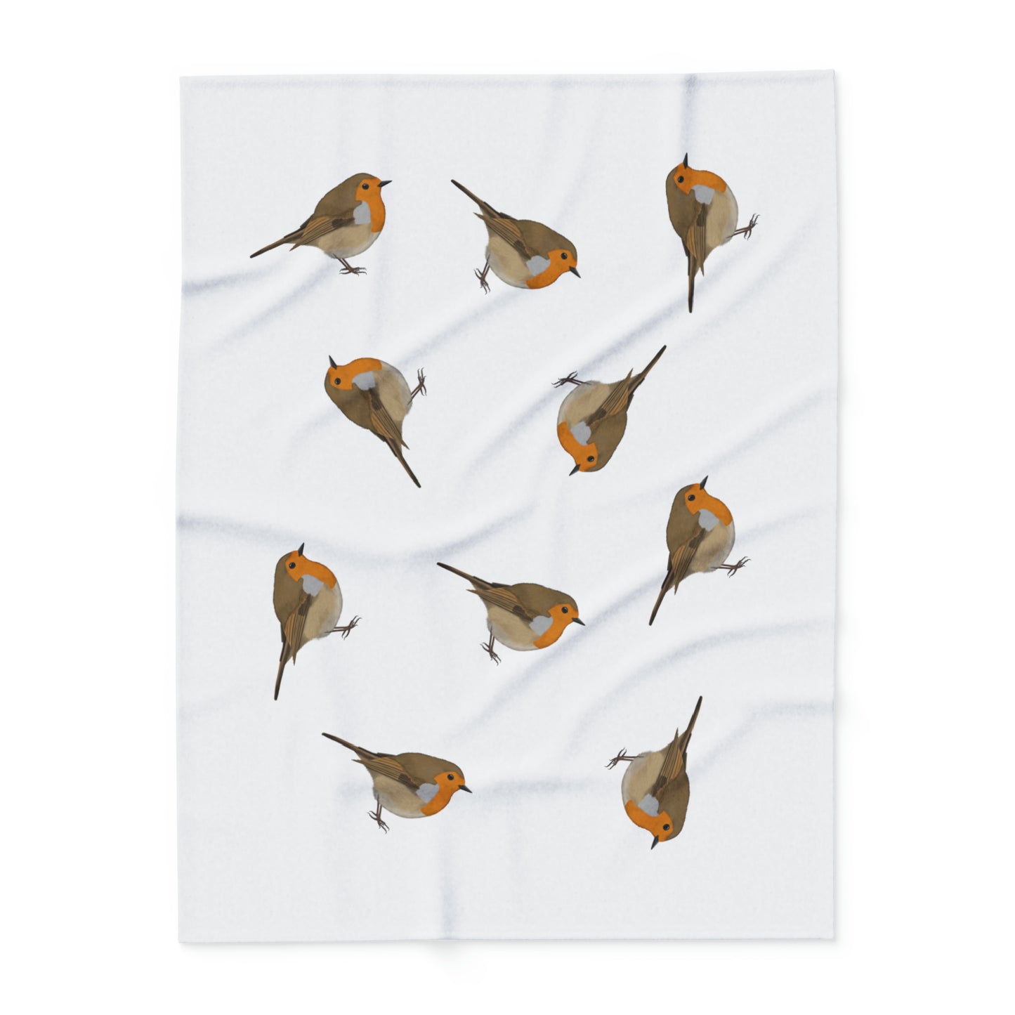 robin bird blanket