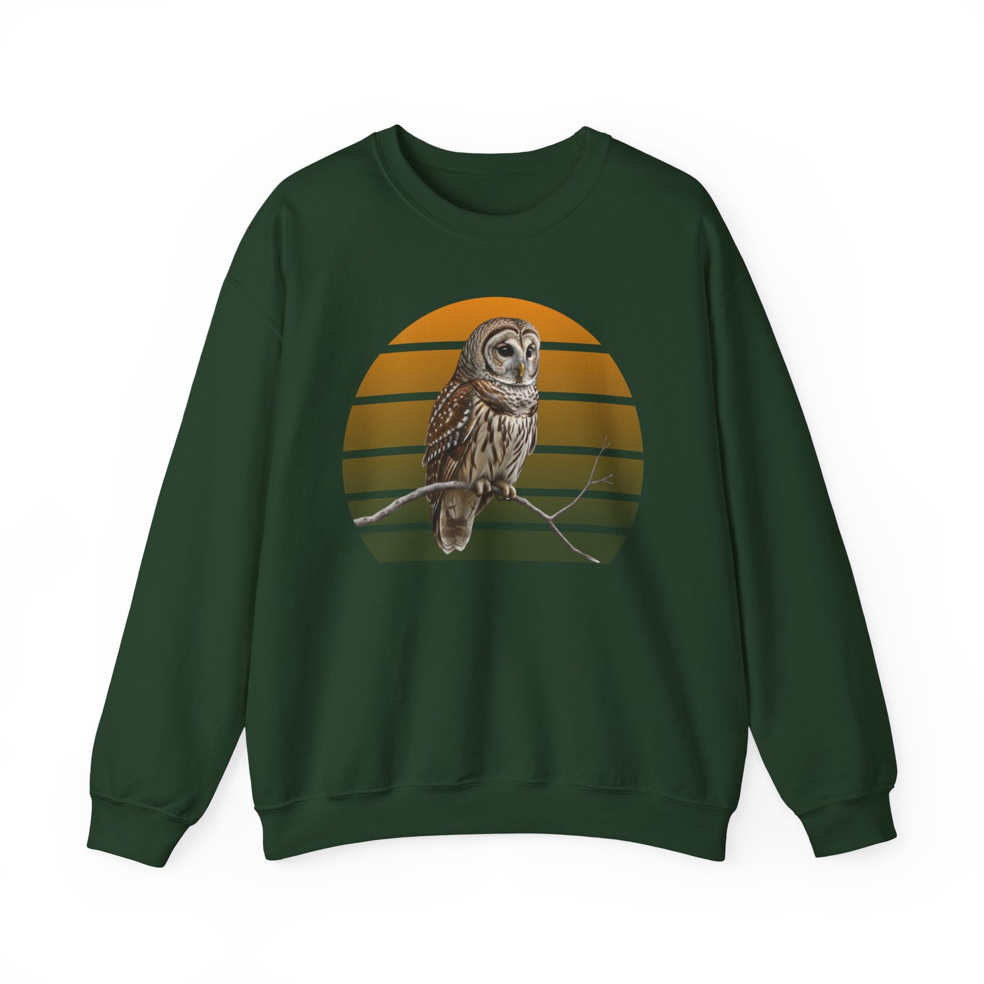 Barred Owl Bird Sweatshirt – Animal Lover Gift and Avian Enthusiast style