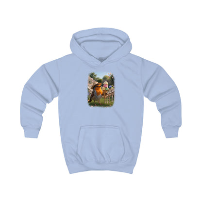 Kuscheliger Kinder Hoodie Riesen-Eis mit Rosi Rotkehlchen