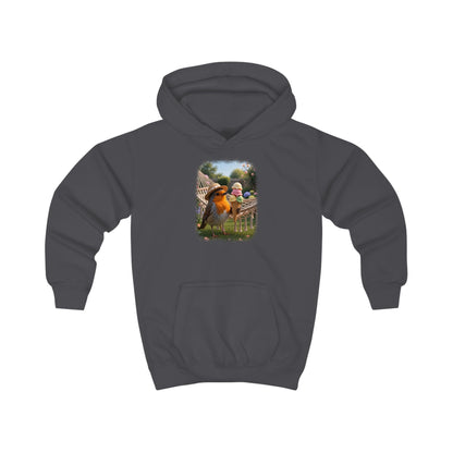 Kuscheliger Kinder Hoodie Riesen-Eis mit Rosi Rotkehlchen