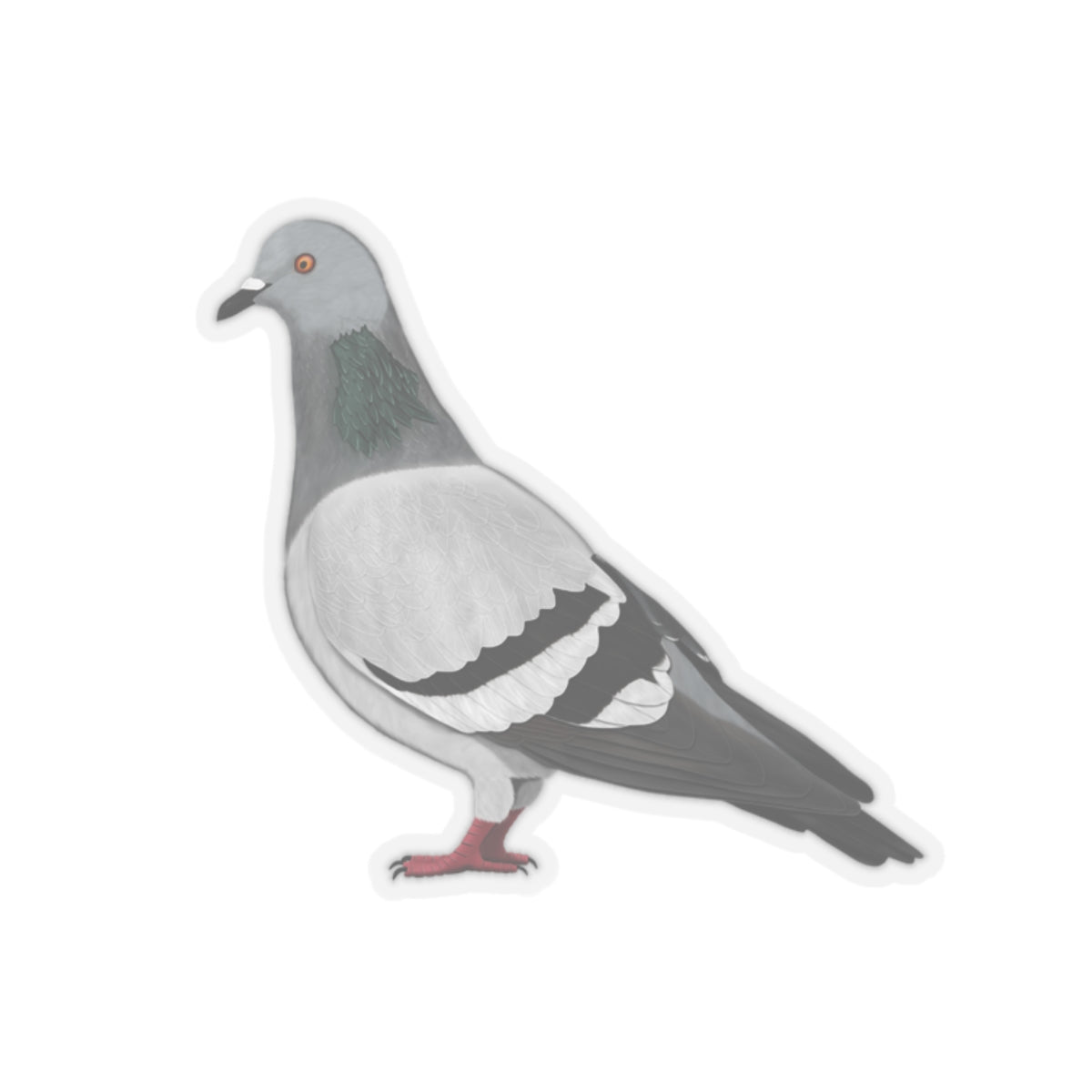 Pigeon Bird Kiss-Cut Stickers