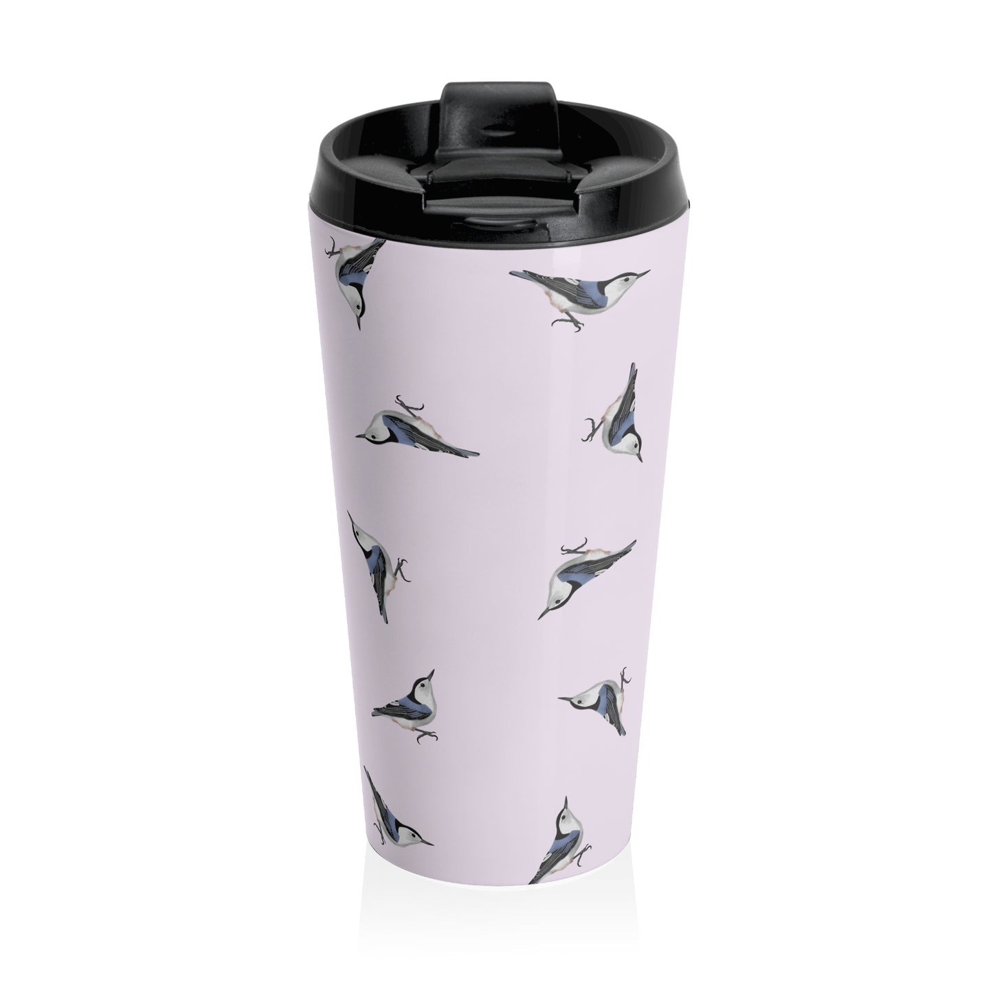 White-breasted Nuthatch and Tern Tumbler – 15oz, bird