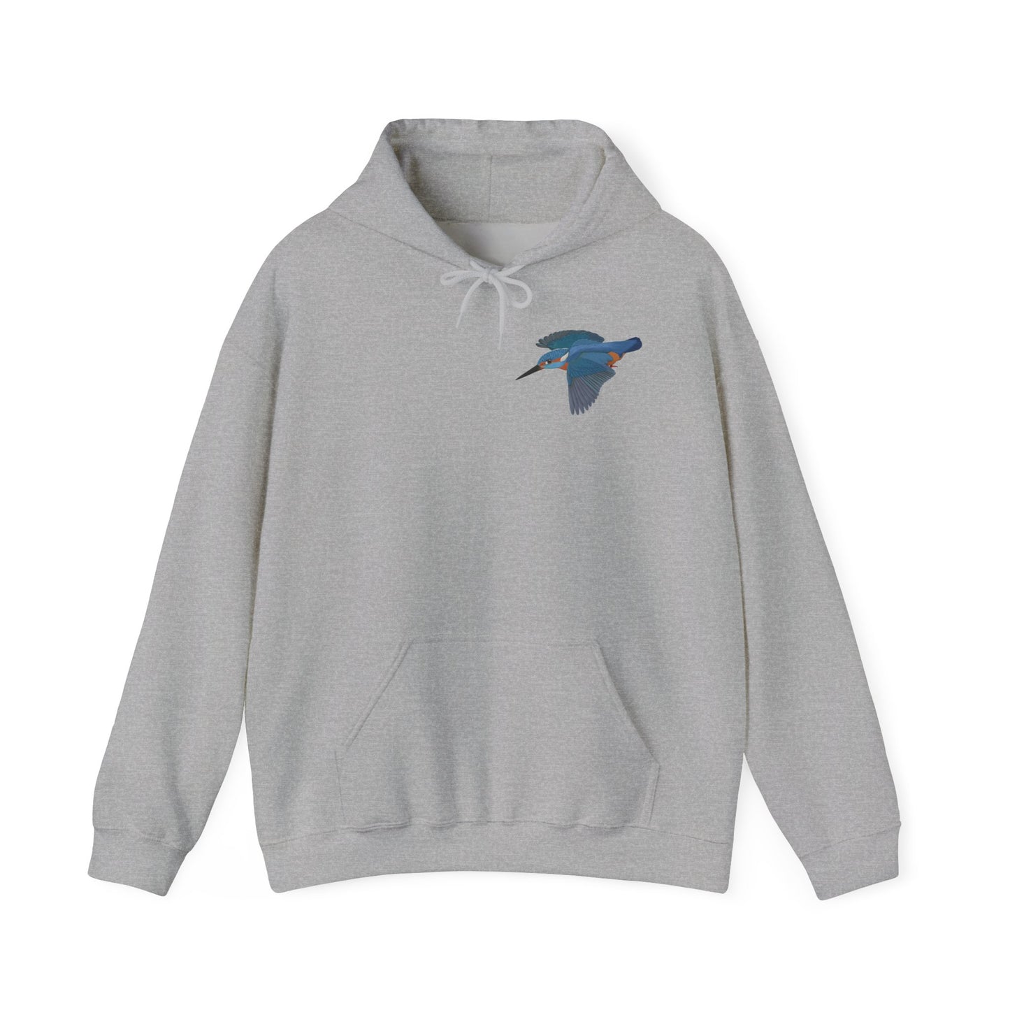 Eisvogel Vogel Hoodie - Kapuzenpullover für Vogelbeobachter & Naturliebhaber mit Vogelmotiv
