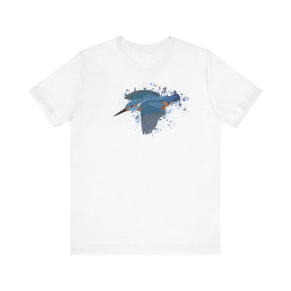 Eisvogel im Flug Vogel T-Shirt für Vogelfreunde