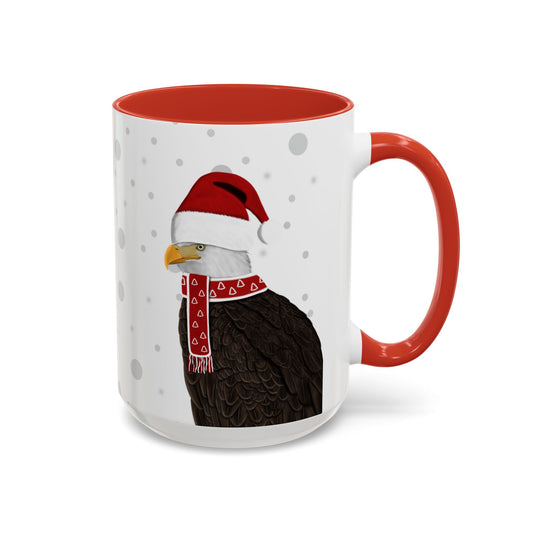 Bald Eagle Christmas Bird Coffee Mug