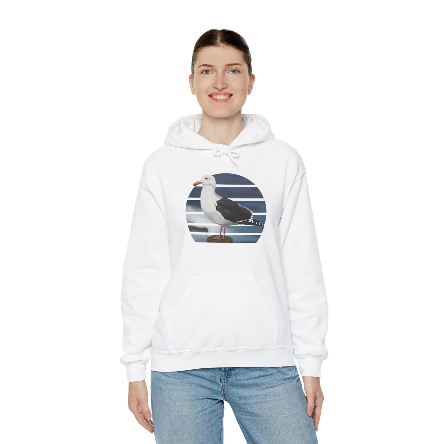 Seagull Bird Hoodie