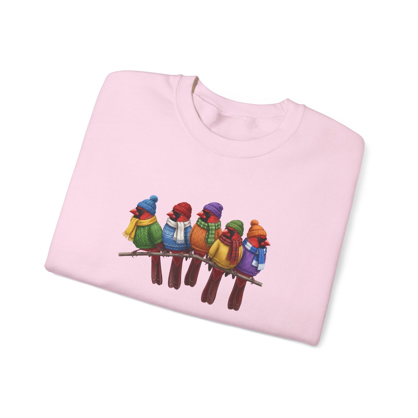 カーディナル スウェットシャツ | バードウォッチャー クルーネック | 鳥好きの方へのユニセックス ソングバード ニットギフト