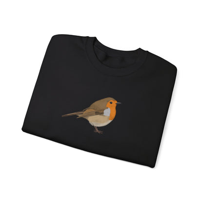 European Robin Bird Watcher Biologist Crewneck Sweatshirt