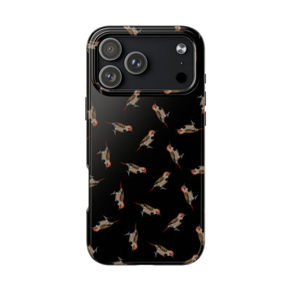 Northern Flicker iPhone Case Black – Premium Tough Phone Cover for Bird Lovers