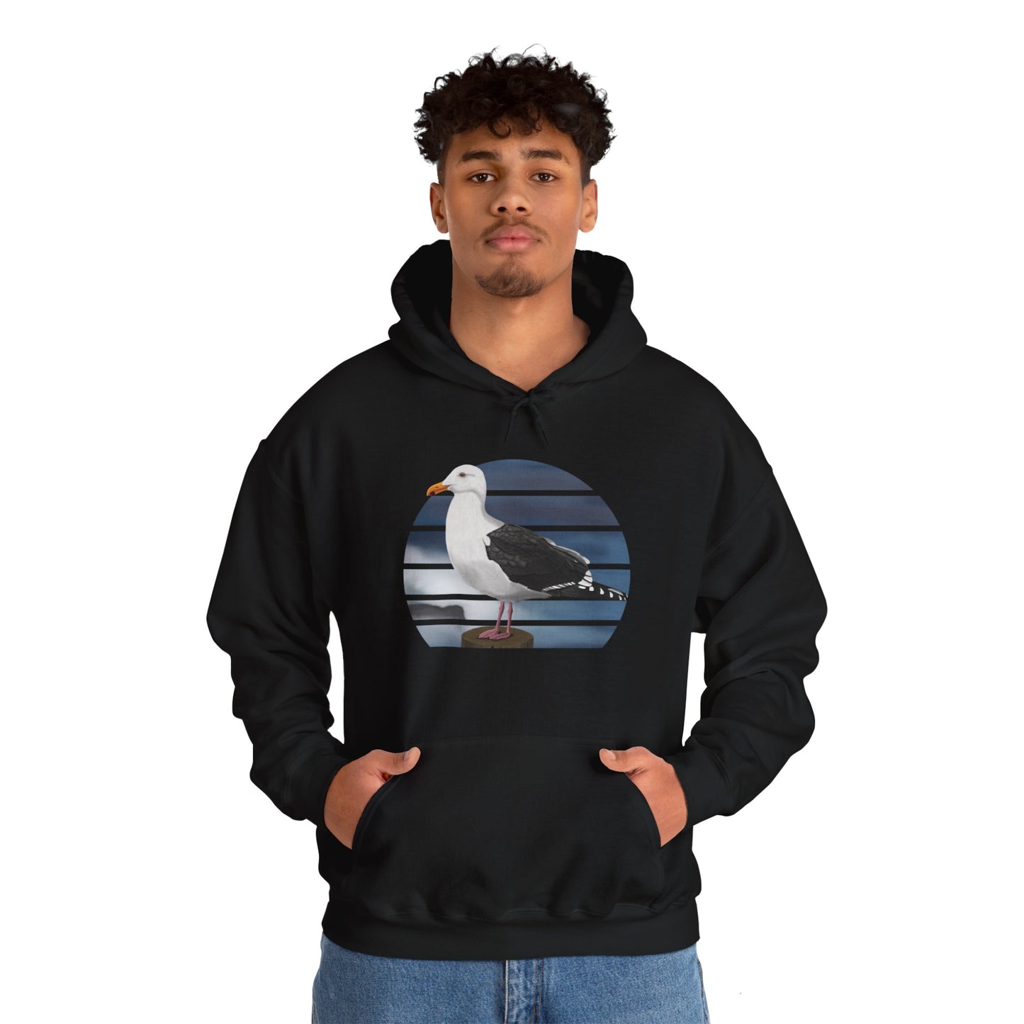 Seagull Bird Hoodie