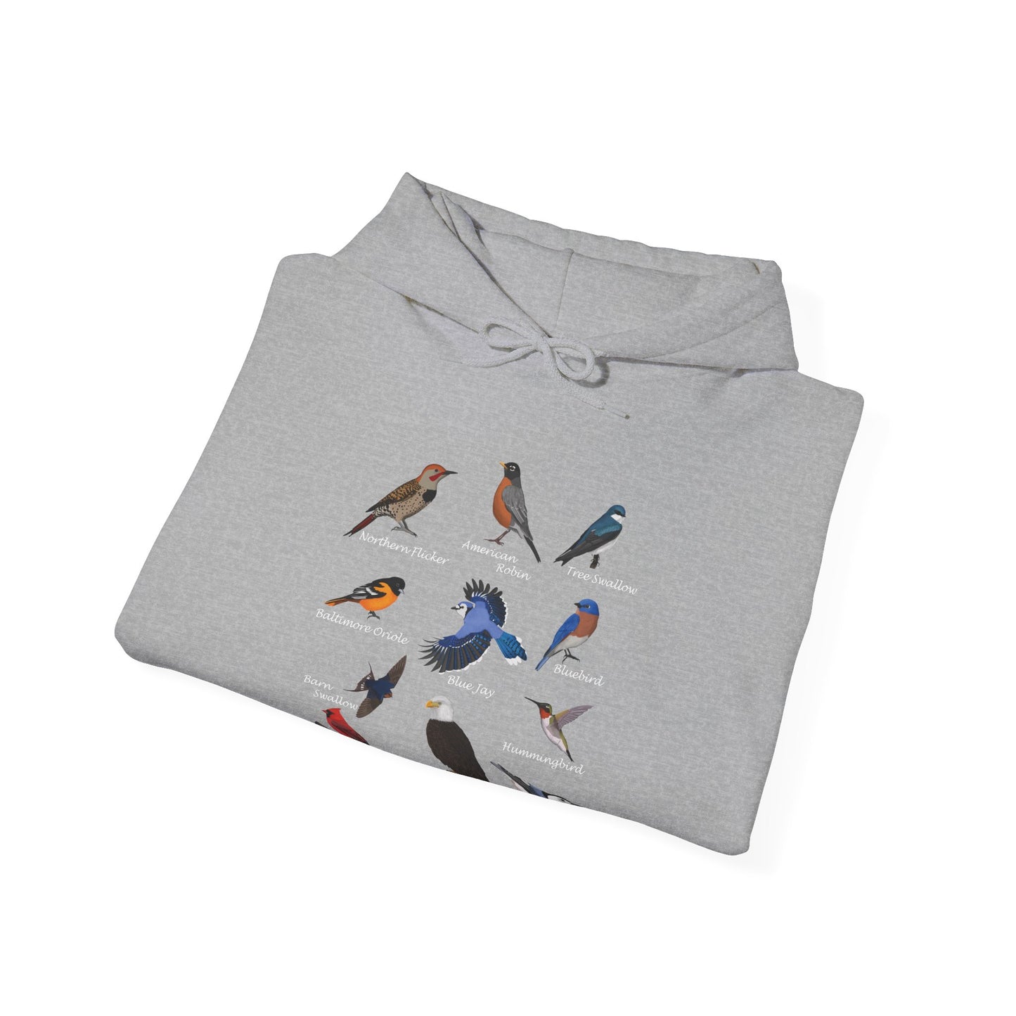 Blue Jay Cardinal Hummingbird Bald Eagle Robin Bird Hoodie