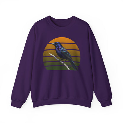 Grackle Sweatshirt | Common Grackle Birder Gift | Great-Tailed Bird Lover Crewneck
