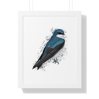 Tree Swallow Bird Framed Poster