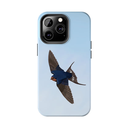 Barn Swallow Bird Art Tough Phone Case