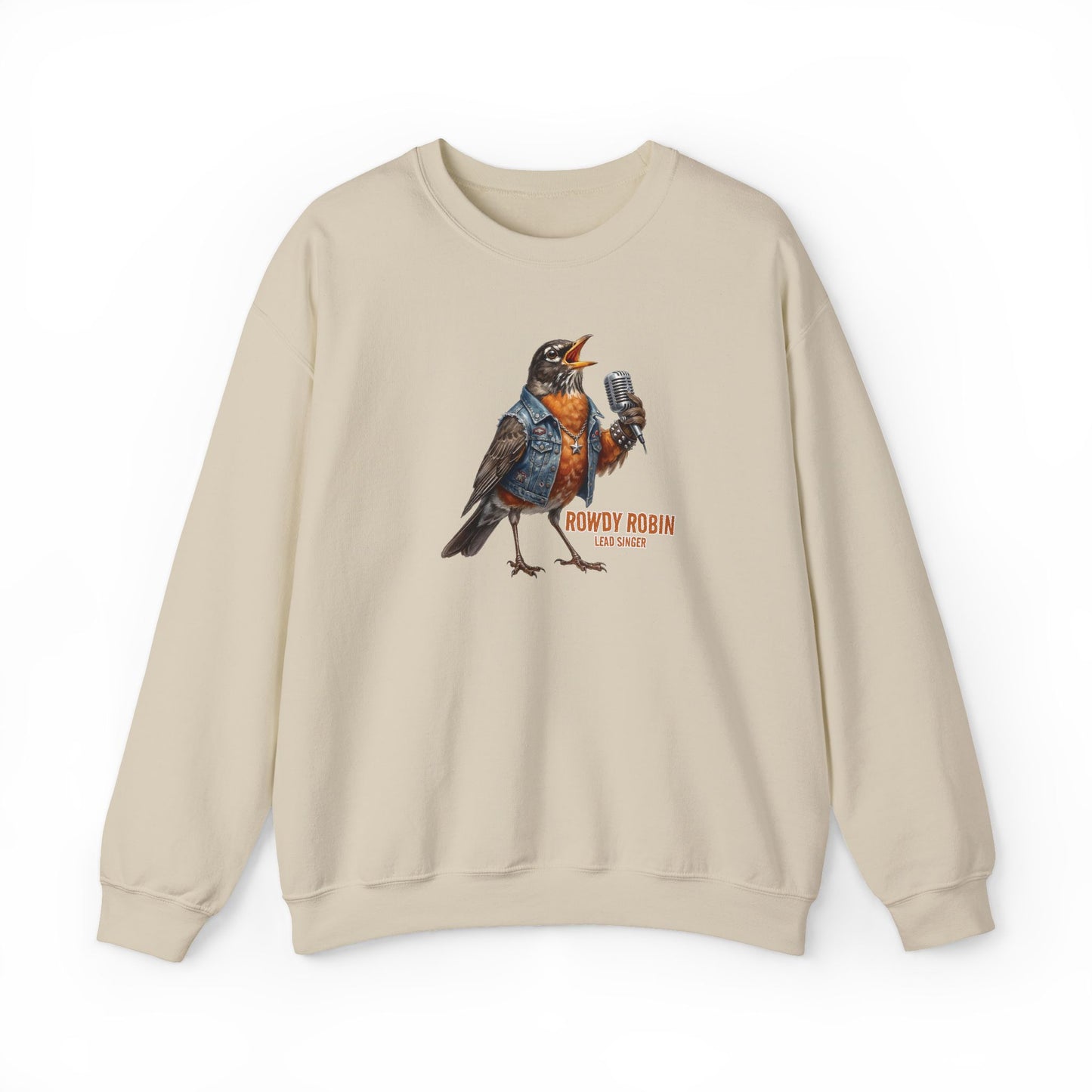 Rowdy Robin Lead Singer Sweatshirt – The Backyard Birds