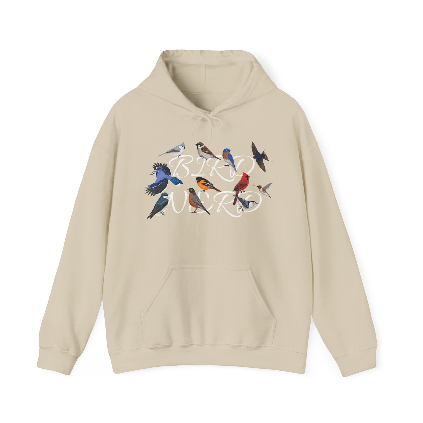 Bird Nerd Blue Jay Cardinal Hummingbird Robin Oriole Hoodie