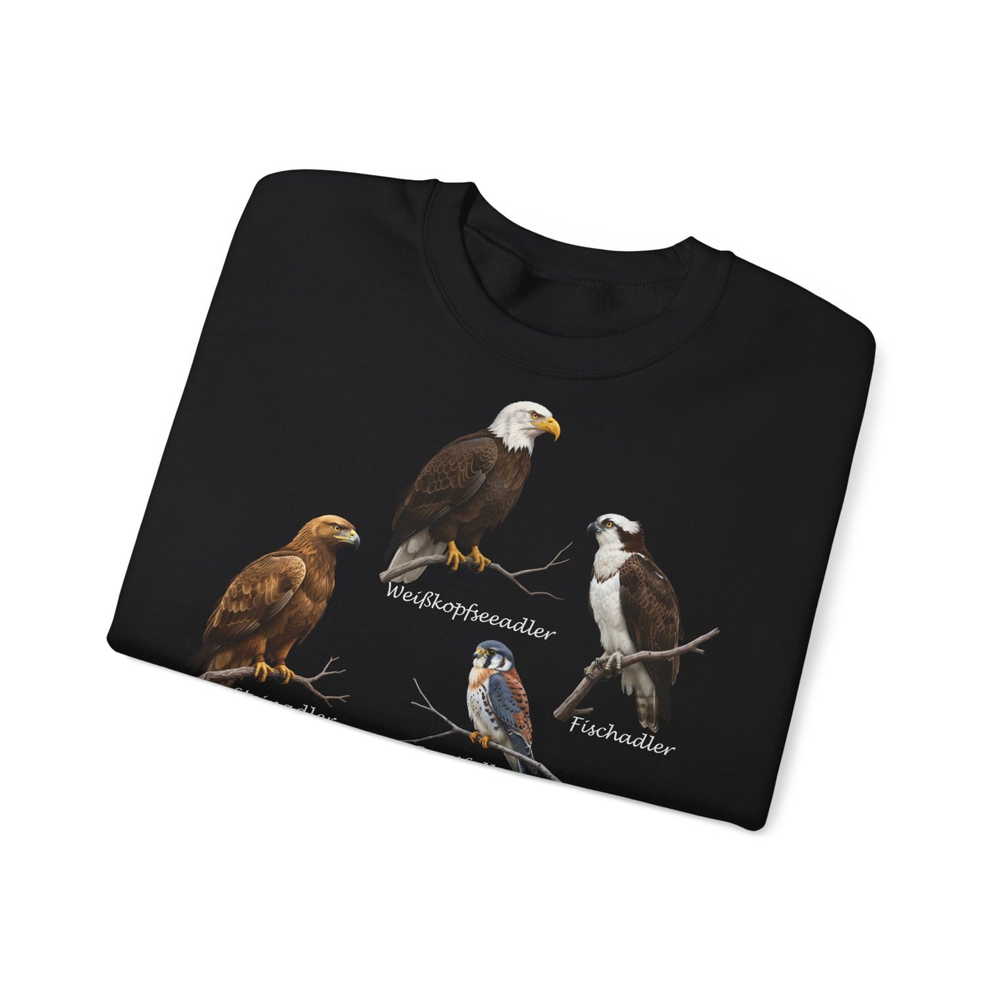 Sweatshirt mit Greifvögeln: Adler, Falke & Co. | Vogelkunde & Outdoor