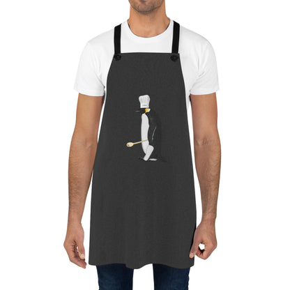 Pinguin Chefkoch Lustige Kochschürze & Grillschürze in Anthrazit für Vogelfreunde