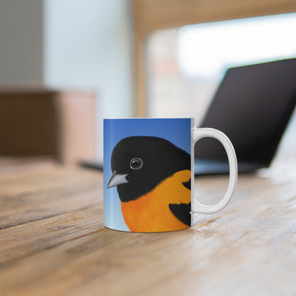 Baltimore Oriole Bird Ceramic Mug 11oz - jz.birds