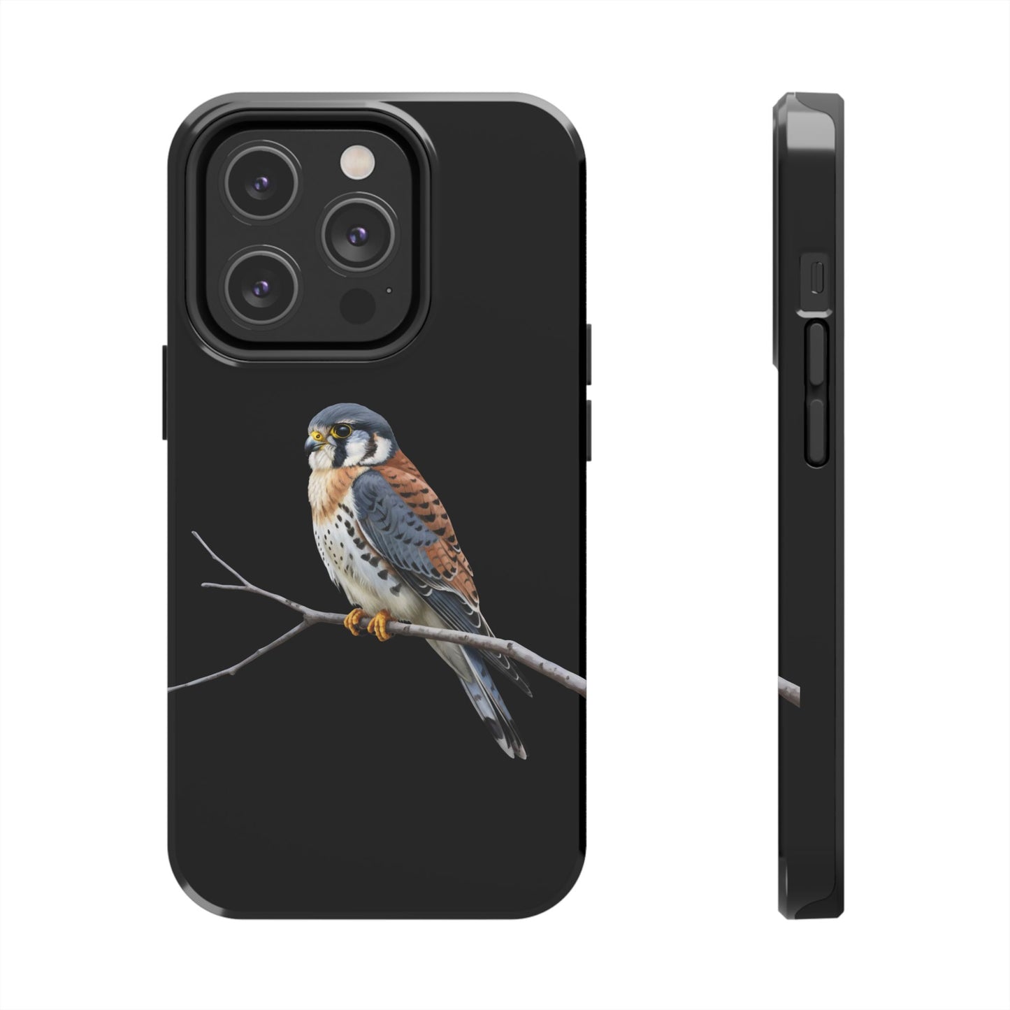 American Kestrel iPhone Case – Premium Tough Phone Cover Black