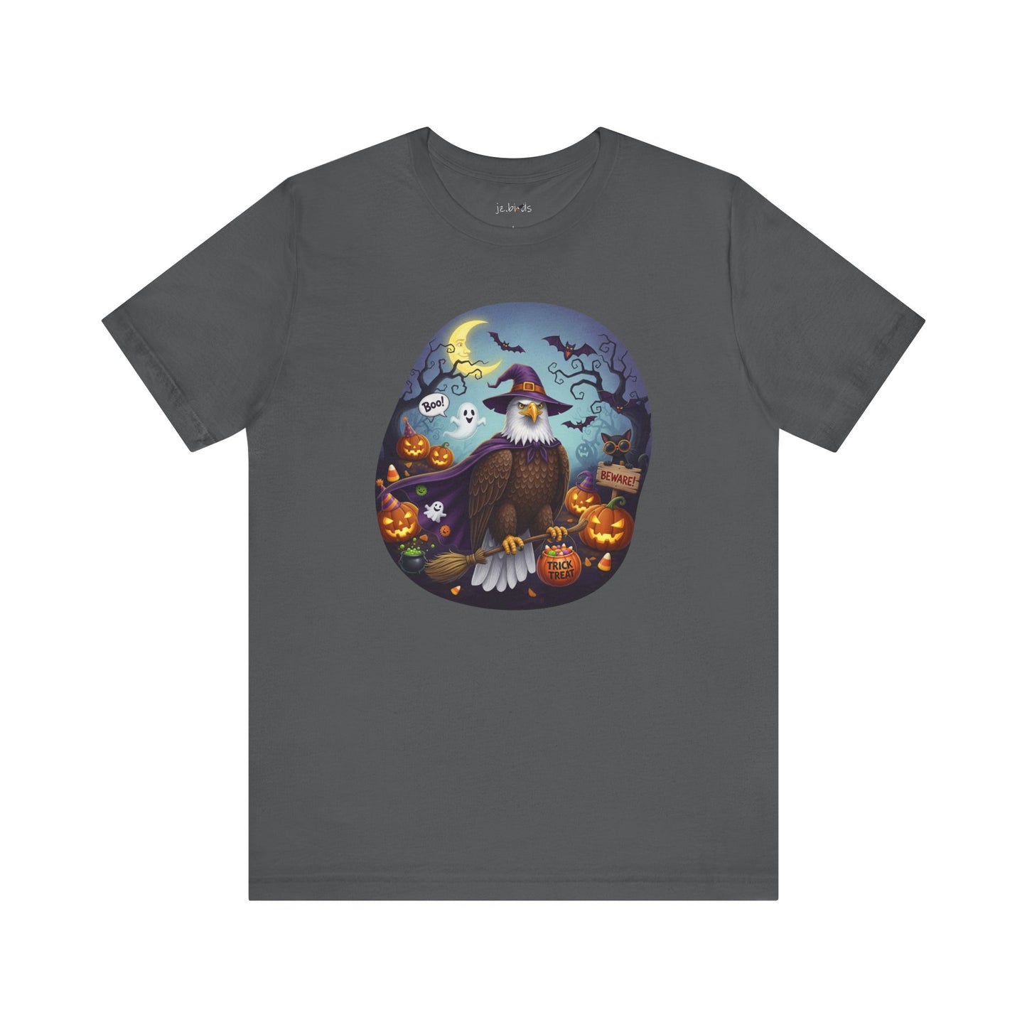 Bald Eagle Halloween Bird T-Shirt - Spooky Halloween Costume for Bird Lovers