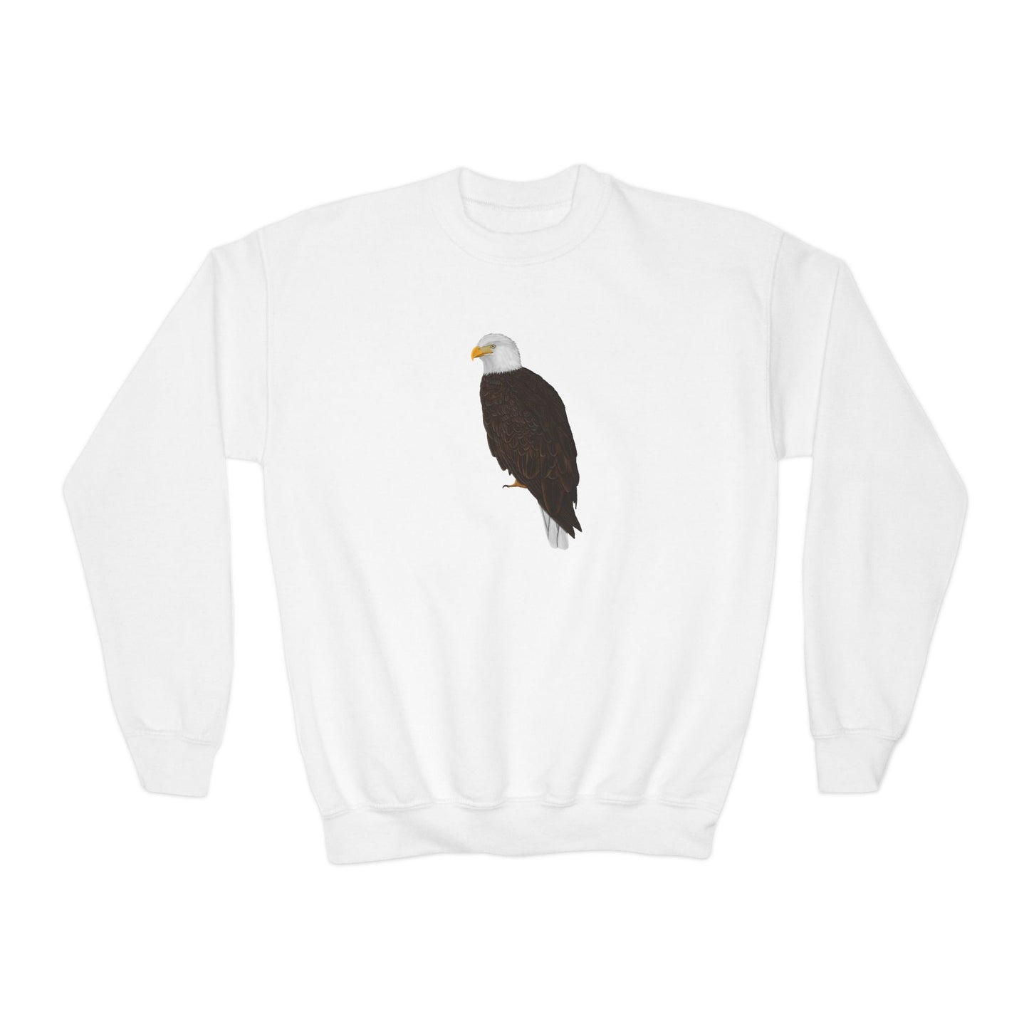 Bald Eagle Bird Birdwatching Youth Crewneck Sweatshirt