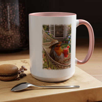 Robin Rosi Hammock and Smoothie Mug for Bird Lovers