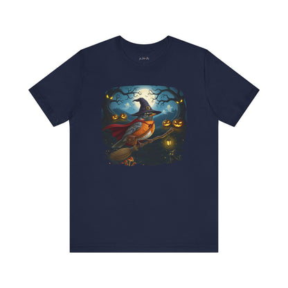 American Robin Halloween Bird T-Shirt - Spooky Halloween Costume for Bird Lovers