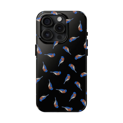 Bluebird iPhone Case Black – Premium Tough Phone Cover for Bird Lovers
