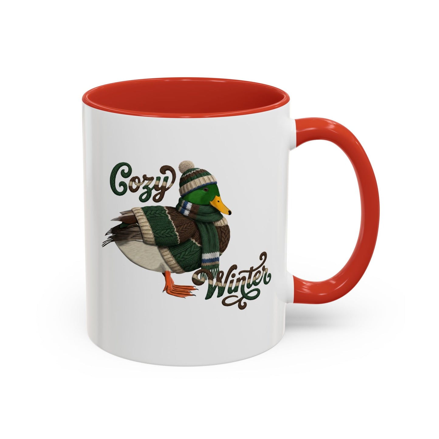 マガモの陶器製コーヒーマグ – バードウォッチャーへのカスタムギフト