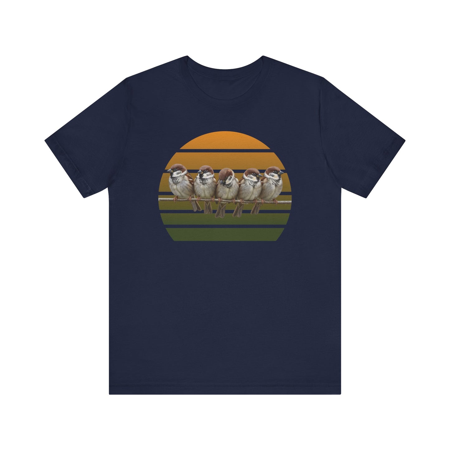 Sparrow Premium T-Shirt | Unique Birdwatcher & Birder Gift by jz.birds