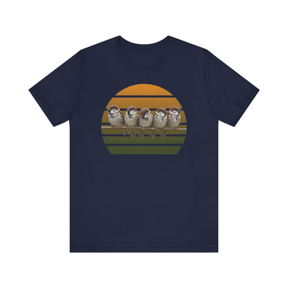 Sparrow Premium T-Shirt | Unique Birdwatcher & Birder Gift by jz.birds
