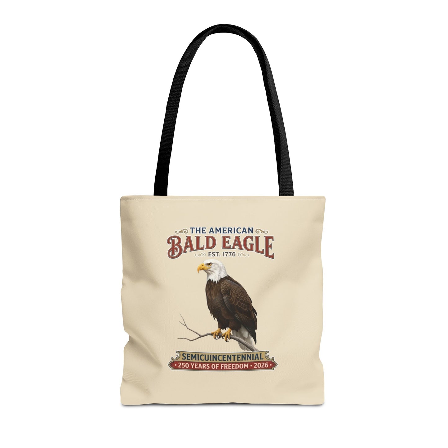 Vintage American Bald Eagle Tote Bag | US 250th Anniversary Semiquincentennial