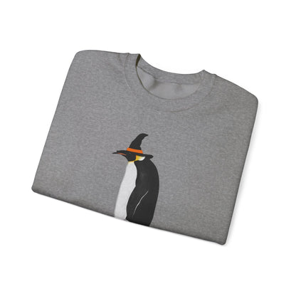 Penguin Halloween Birds Witch Birdwatcher Sweatshirt