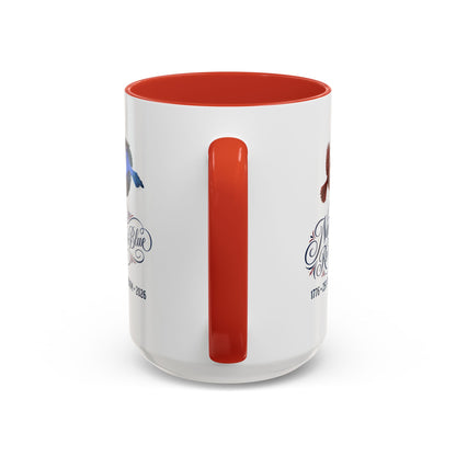 Cardinal & Blue Jay America 250 Mug | Red, White & Blue Ceramic Cup