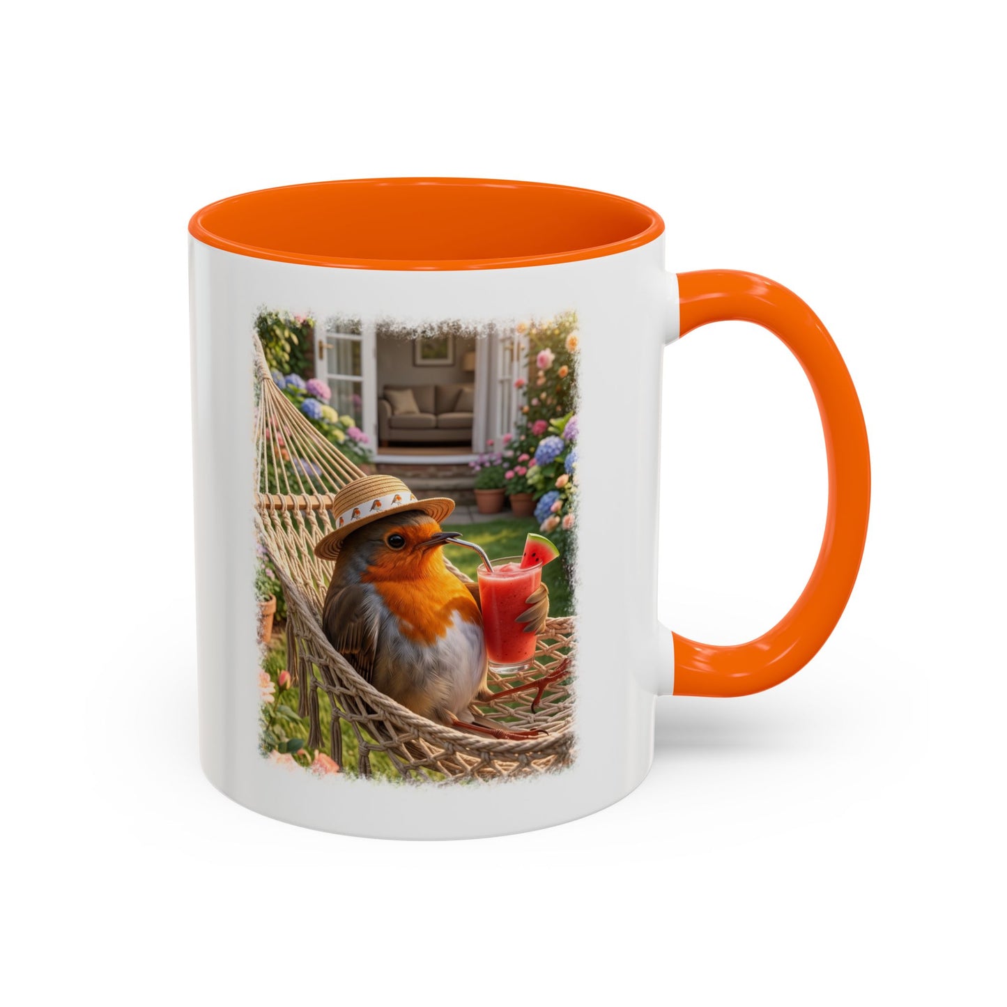 Robin Rosi Hammock and Smoothie Mug for Bird Lovers