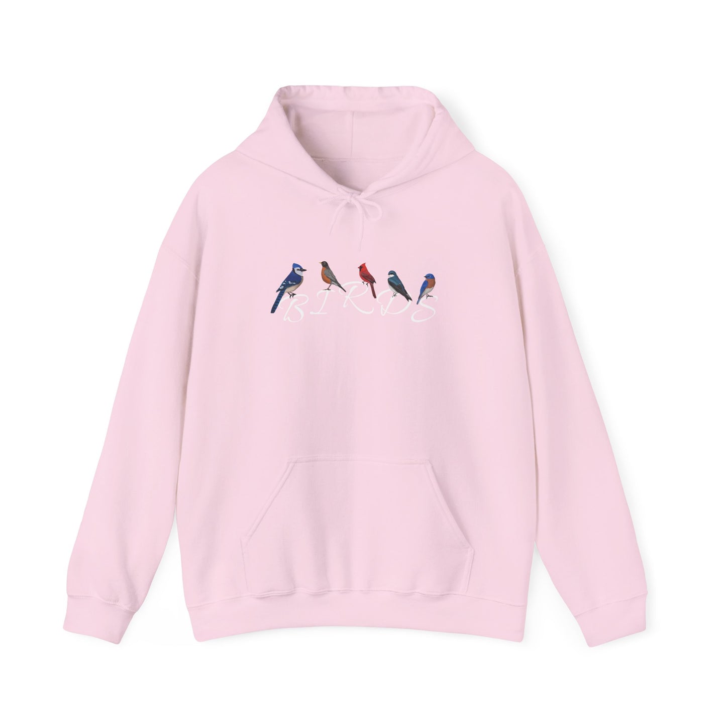 Birds Blue Jay Cardinal Robin Tree Swallow Bluebird Birding & Birdwatching Hoodie