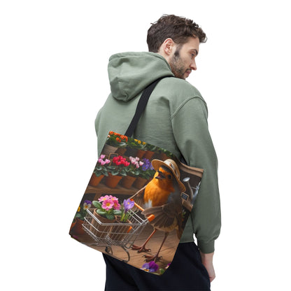 Robin Rosi Flower Shop Tote Bag for Plant Lovers and Cozy Aesthetic Fans