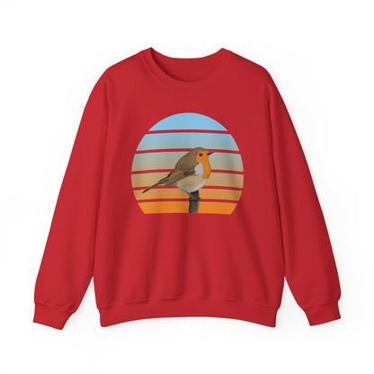 European Robin Birdlover Ornithologist Bird Sweatshirt