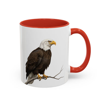 ハクトウワシの陶器製バードコーヒーマグ – バードウォッチャーへのカスタムギフト