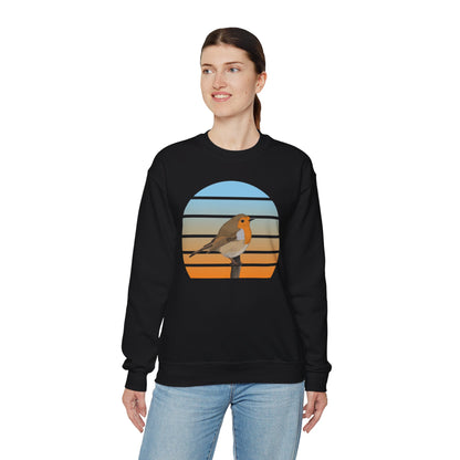 European Robin Birdlover Ornithologist Bird Sweatshirt