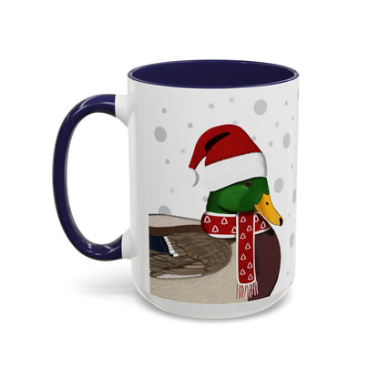 Mallard Christmas Bird Coffee Mug