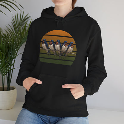 Barn Swallow Hoodie Bird Lover & Bird Watcher | Unisex Sweater | Gift for Bird Lovers