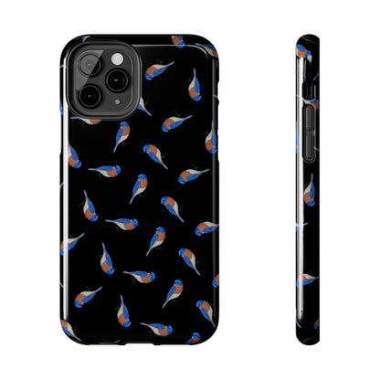 Bluebird Phone Case – iPhone Black – Premium Tough Cover for Bird Lovers