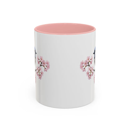 Blauhäher Tasse mit – Accent Coffee Mug, Birds Design