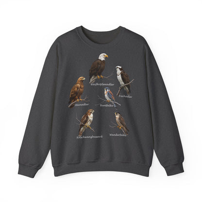 Sweatshirt mit Greifvögeln: Adler, Falke & Co. | Vogelkunde & Outdoor