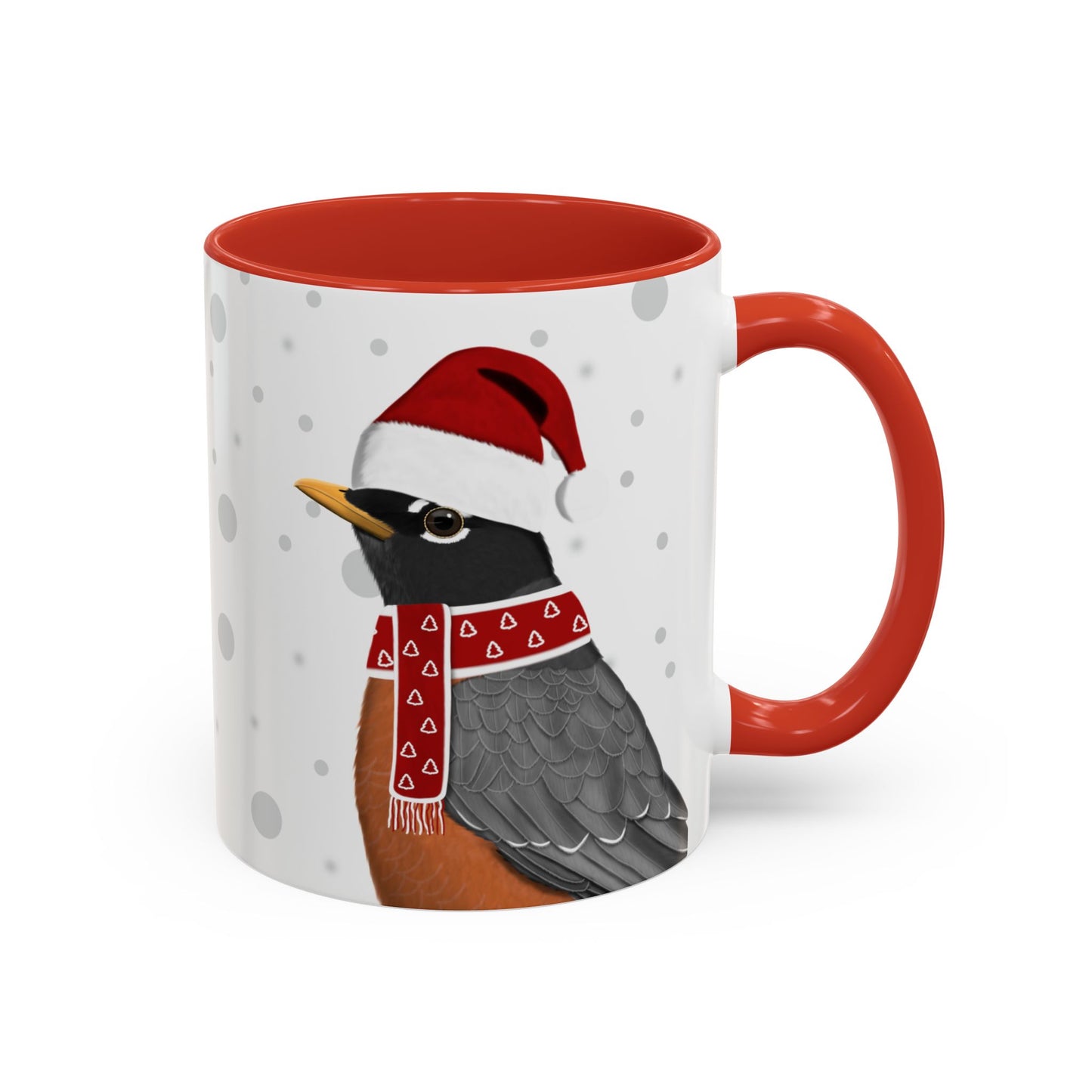 Robin Christmas Bird Coffee Mug