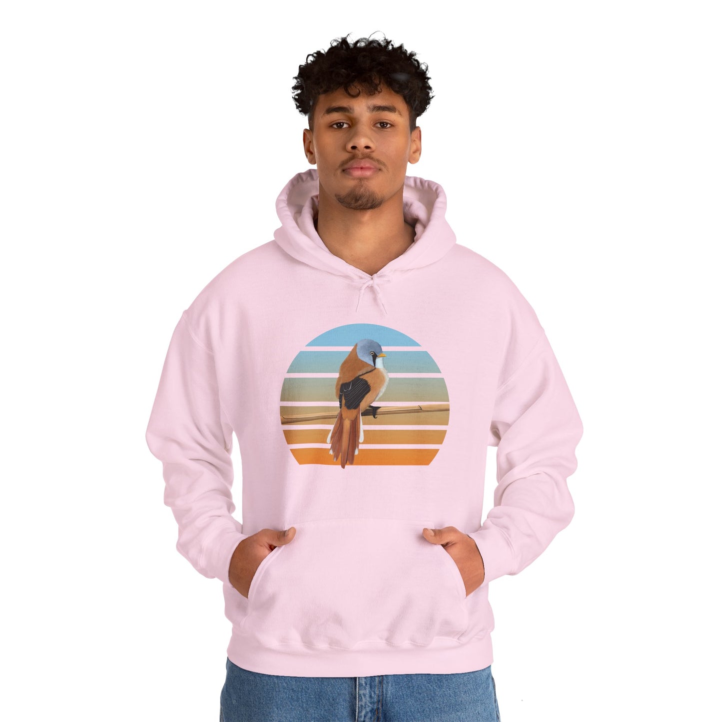 Bearded Reedling Bird Hoodie