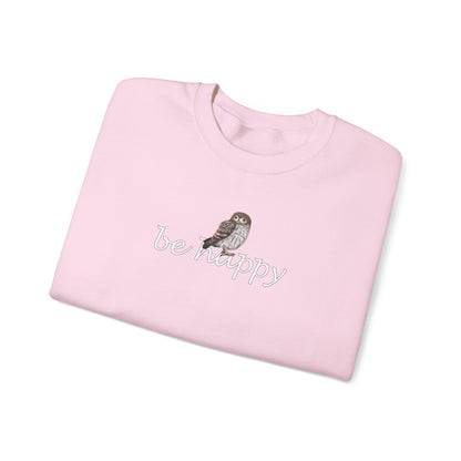 Owl Be Happy Bird Birding & Birdwatching Sweatshirt