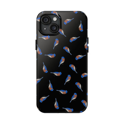 Bluebird iPhone Case Black – Premium Tough Phone Cover for Bird Lovers